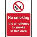 It Is An Offence Tosmoke - Sav (210 X 148 Mm)