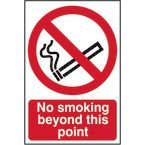 No Smoking Beyond Thispoint - Sapp (200 X 300 Mm)