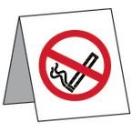 No Smoking Desksign - 1.2 mm Recyclable Pp (50 X 50 Mm)