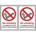 No Smoking Double Sided- D/s Sav (148 X 210 Mm)