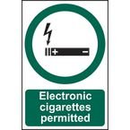 Electronic Cigarettespermitted - 1.2 mm Recyclable Pp (200 X 300 Mm)