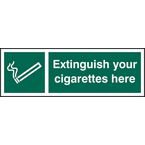 Extinguish Your Cigaretteshere - 1.2 mm Recyclable Pp (300 X 100 Mm)