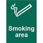 No Smoking Area 1.2 mm Recyclable Pp (148 mm X 210 Mm)