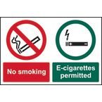 No Smoking E-cigarettespermitted - Sav (300 X 200 Mm)