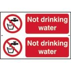 Not Drinking Watersapp (300 X 100 Mm) Pack of 2