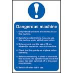 Dangerous Machine (safetyinformation) - Sapp (200 X 300 Mm)