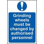 Grinding Wheels Must Be Changedby Authorised Personnel - Sapp (200 X 300 Mm)