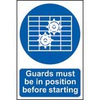 Guards Must Be in Positionbefore Starting - Sapp (200 X 300 Mm)