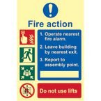 Fire Action Procedure- Pho (200 X 300 Mm)
