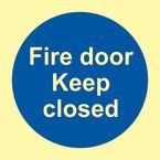 Fire Door Keep Closed- Pho (100 X 100 Mm)