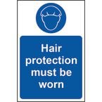 Hair Protection Mustbe Worn - 1.2 mm Recyclable Pp (200 X 300 Mm)