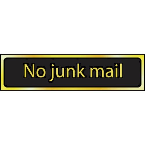No Junk Mail - Pol (200 X 50mm)