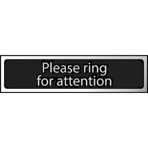 Please Ring For Attention - Chr (200 X 50mm)