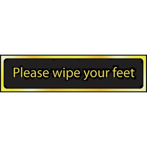 Please Wipe Yourfeet - Pol (200 X 50 Mm)