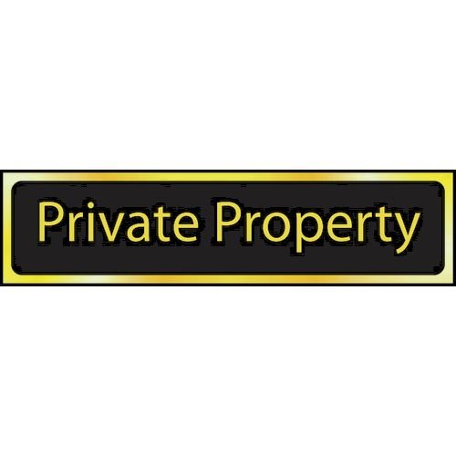 Private Property - Pol (200 X 50mm)