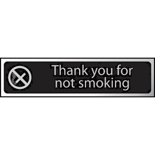 Thank You for Notsmoking - Chr (200 X 50 Mm)