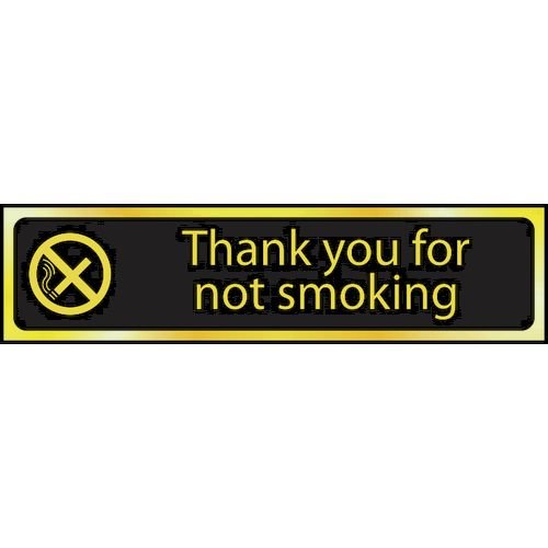 Thank You for Notsmoking - Pol (200 X 50 Mm)