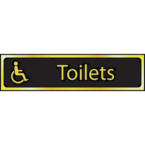 Toilets (Disabled Logo) - Pol (200 X 50mm)