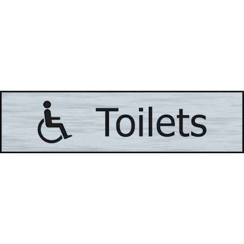 Toilets (With Disabled Symbol) - Sse (200 X 50mm)