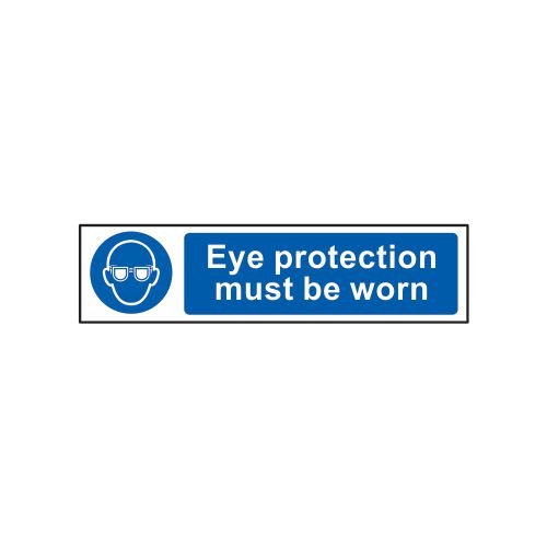 Eye Protection Must Be Worn - Sapp (200 X 50mm)