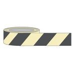 40 mm X 10 m Black Chevronphotoluminescent Tape