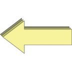 Anti Slip Floor Arrow Photoluminescentfloor Marking - (65 X 55 Mm)