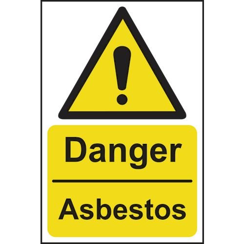 Danger Asbestos- 1.2 mm Recyclable Pp (400 X 600 Mm)