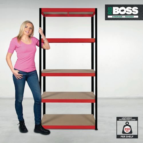 RB BOSS Boltless steel shelving - 250kg per shelf