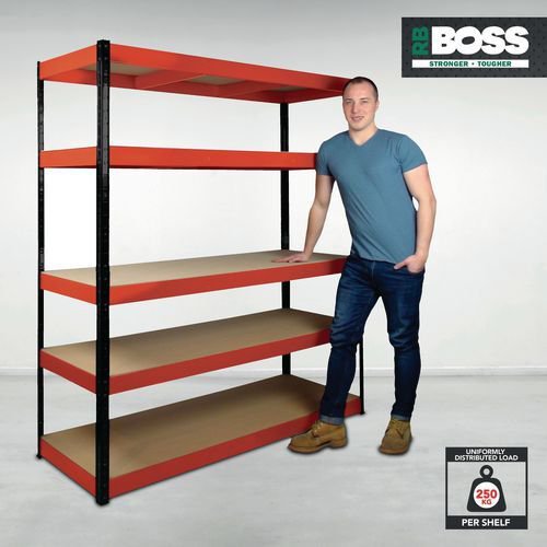 RB BOSS Boltless steel shelving - 250kg per shelf