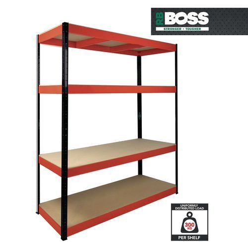 RB BOSS Boltless steel shelving - 300kg per shelf