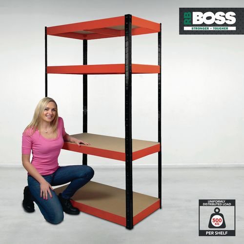 RB BOSS Boltless steel shelving - 500kg per shelf