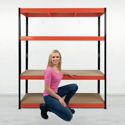 RB BOSS Boltless steel shelving - 500kg per shelf