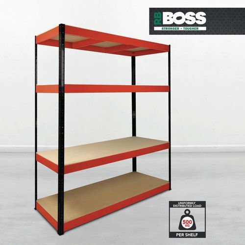 RB BOSS Boltless steel shelving - 500kg per shelf