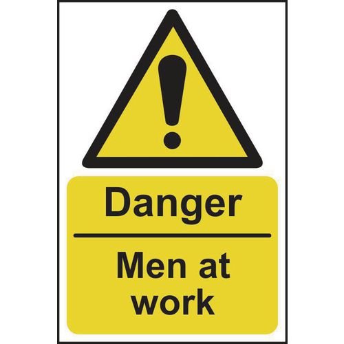 Danger Men At Work - Sav (200 X 300mm)