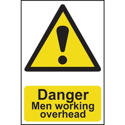 Danger Men Working Overhead - Pp (400 X 600mm)