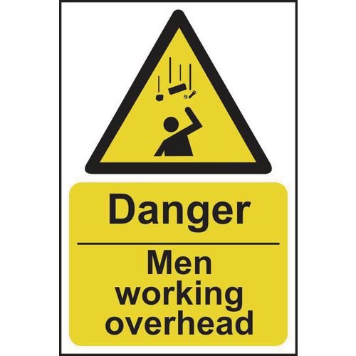 Danger Men Working Overhead - Sav (400 X 600mm)