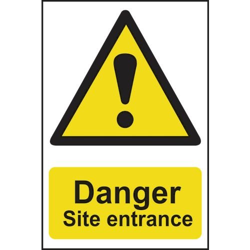 Danger Site Entrance - Pp (400 X 600mm)