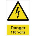 Danger 110 Volts - Sapp (200 X 300mm)