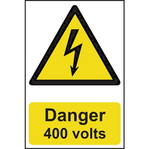 Danger 400 Volts - Sapp (200 X 300mm)