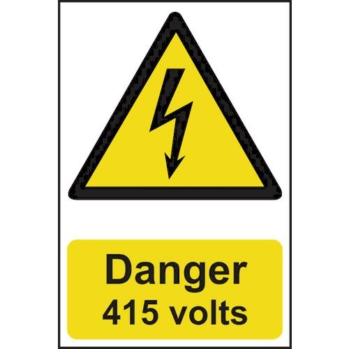 Danger 415 Volts - Sapp (200 X 300mm)