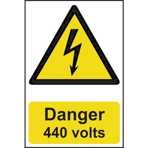 Danger 440 Volts -  Sapp (200 X 300mm)