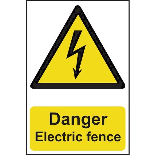 Danger Electric Fence - Sapp (200 X 300mm)