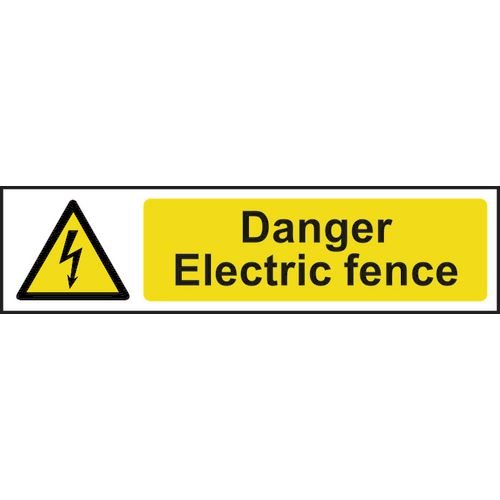 Danger Electric Fence - Sapp (200 X 50mm)