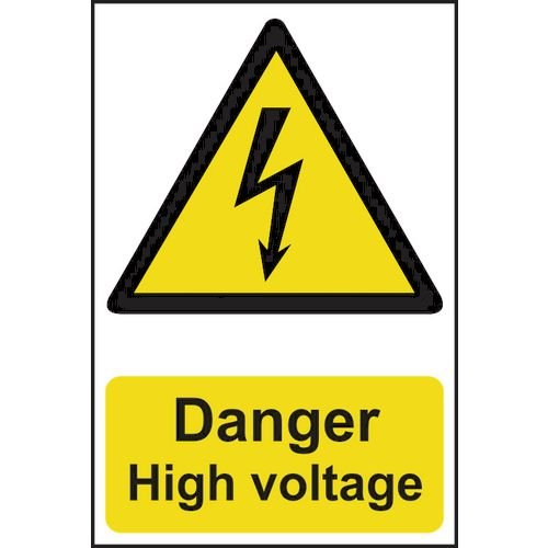 Danger High Voltage - Sapp (200 X 300mm)