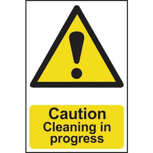 Caution Cleaning In Progress - Sapp (200 X 300mm)