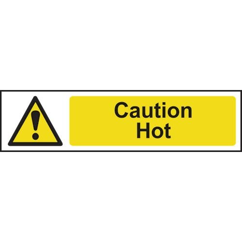 Caution Hot - Sapp (200 X 50mm)