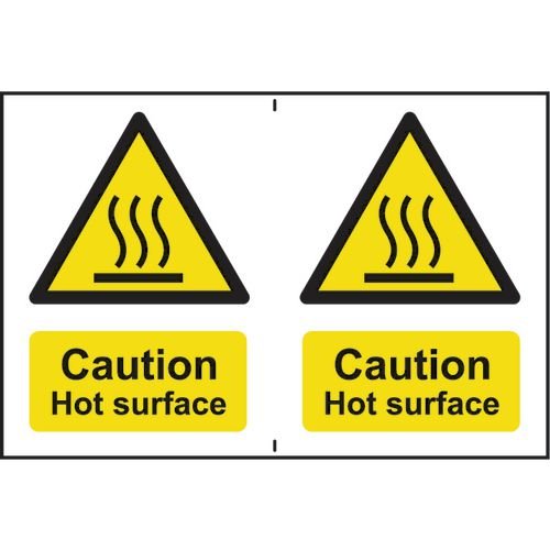 Caution Hot Surface - Sapp (300 X 200mm)
