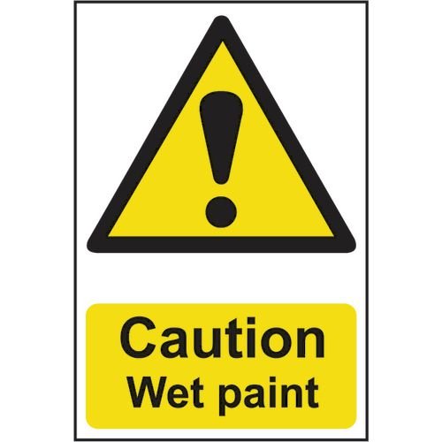 Caution Wet Paint - Sapp (200 X 300mm)