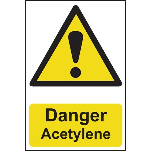 Danger Acetylene - Sapp (200 X 300mm)