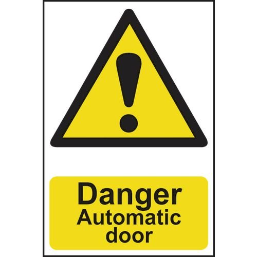 Danger Automatic Door - Sapp (200 X 300mm)